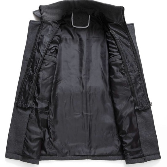 NWOT Warm and Windprood Winter Wool Pea Jacket - Picture 3 of 7